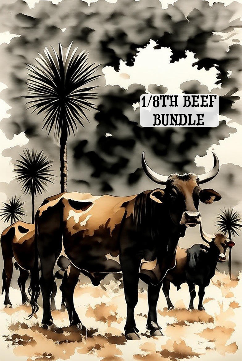 1/8th Beef Bundle 50 Lbs of Beef!